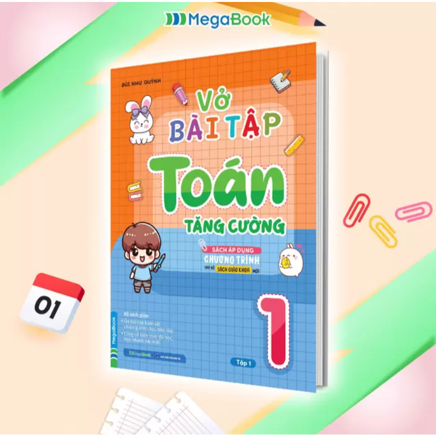 Sách - Vở bài tập Toán tăng cường lớp 1 tập 1