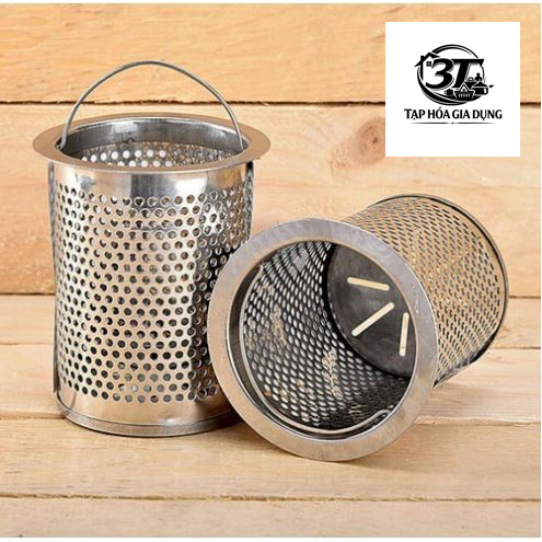 Bộ giỏ lọc và nắp chặn rác bồn rửa bát cao cấp - 3T shop