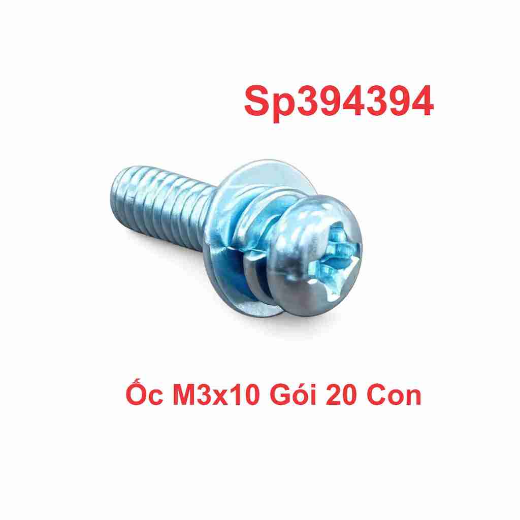 Ốc M3x10 Gói 20 Con