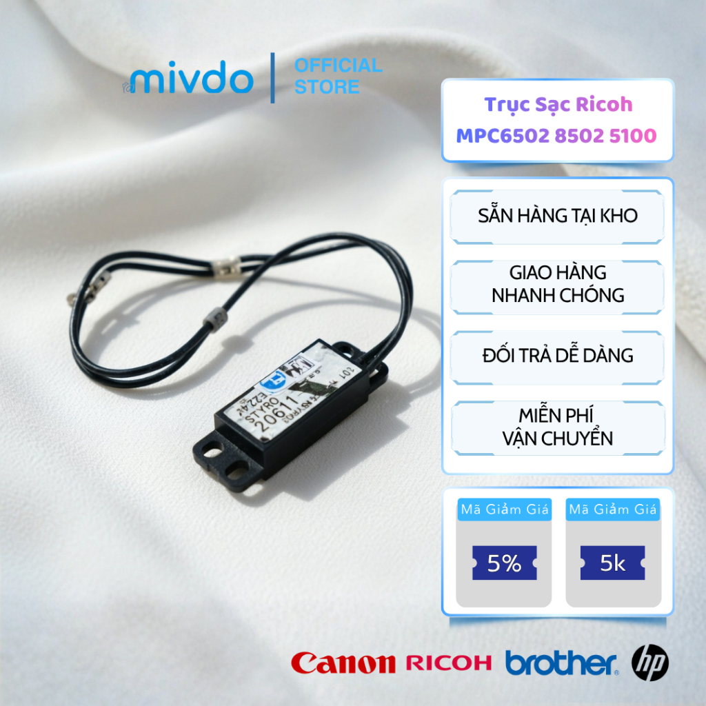 TD Từ Ricoh AF1060 2060 1075 8000 Linh Kiện Hộp Từ Máy Photo 1 Cái Tương Thích