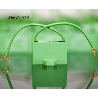 (2uf) Tụ Quạt 2uf - CBB61 450VAC tụ xanh NCS nhập khẩu mẫu mới 2026.
