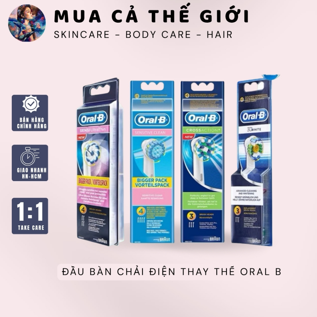 Đầu bàn chải điện thay thế Oral B