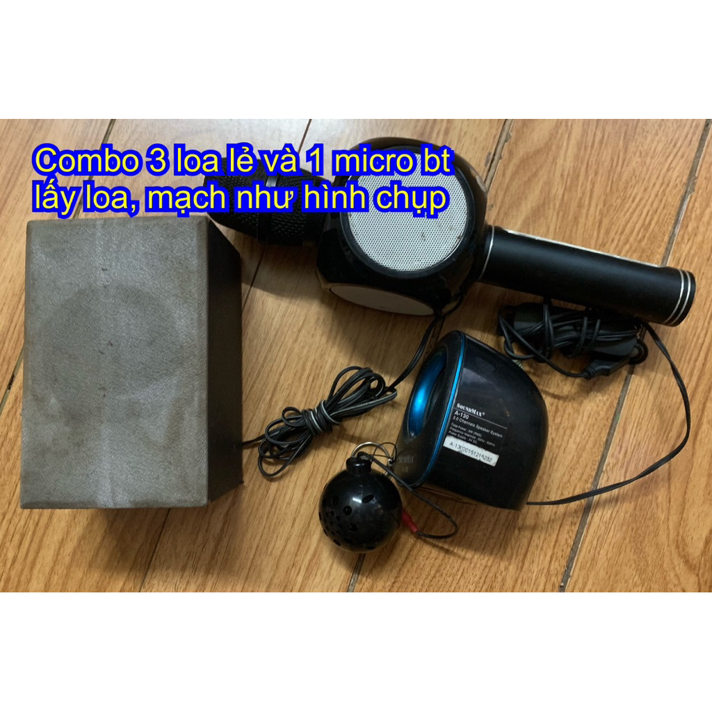 Combo loa, micro karaoke cũ dành cho chế cháo