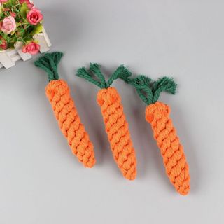 Đồ gặm dây thừng củ cà rốt cho chó mèo