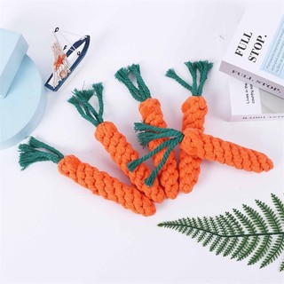 Đồ gặm dây thừng củ cà rốt cho chó mèo