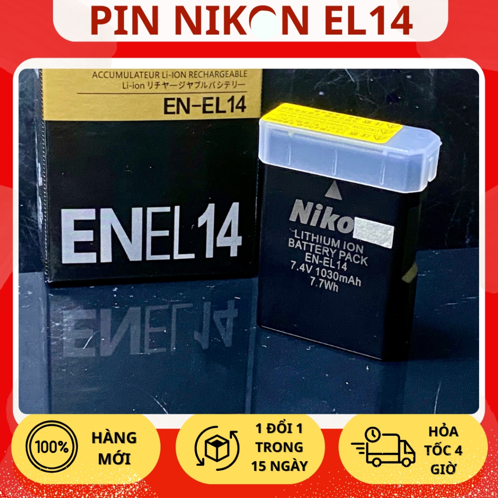 Bộ Sạc Pin Nikon EL14/EL14A Cho Nikon D3100, D3200, D3400, D5100, D5200, D5300, D5500, D5600