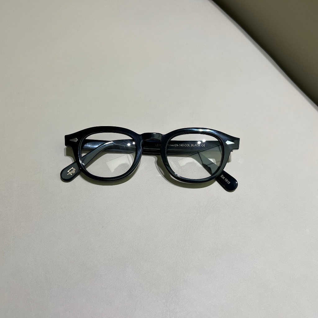 Gọng kính Moscot Lemtosh NYC Col. Black dáng soft square acetate size 44-24-15 - Fusuma Optical