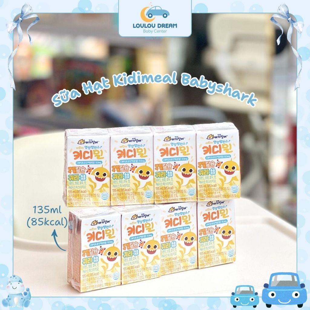 Sữa tươi yến mạch Pinkfong Kiddiemeal Hàn Quốc cho bé