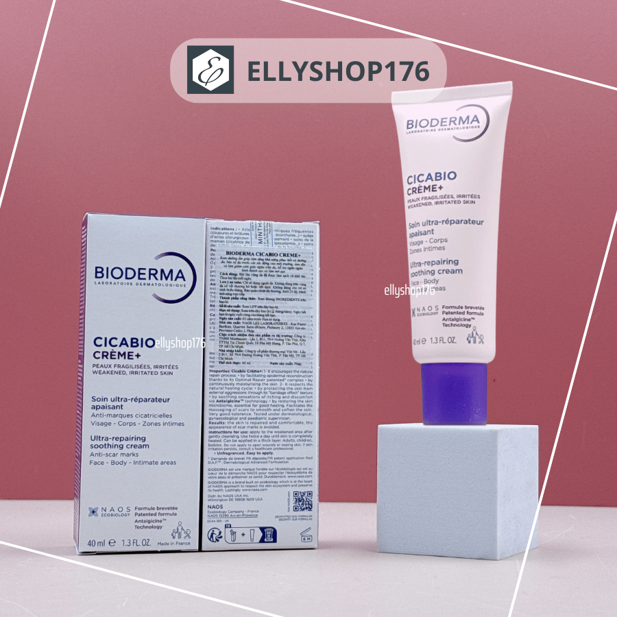 [Mẫu mới] Kem dưỡng phục hồi Cicabio Soothing Repairing Cream - Ellyshop176