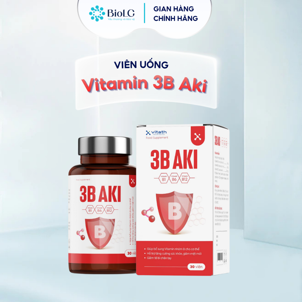[HÀNG TẶNG KHÔNG BÁN] Vitamin 3B Aki – Bổ Sung Vitamin Nhóm B