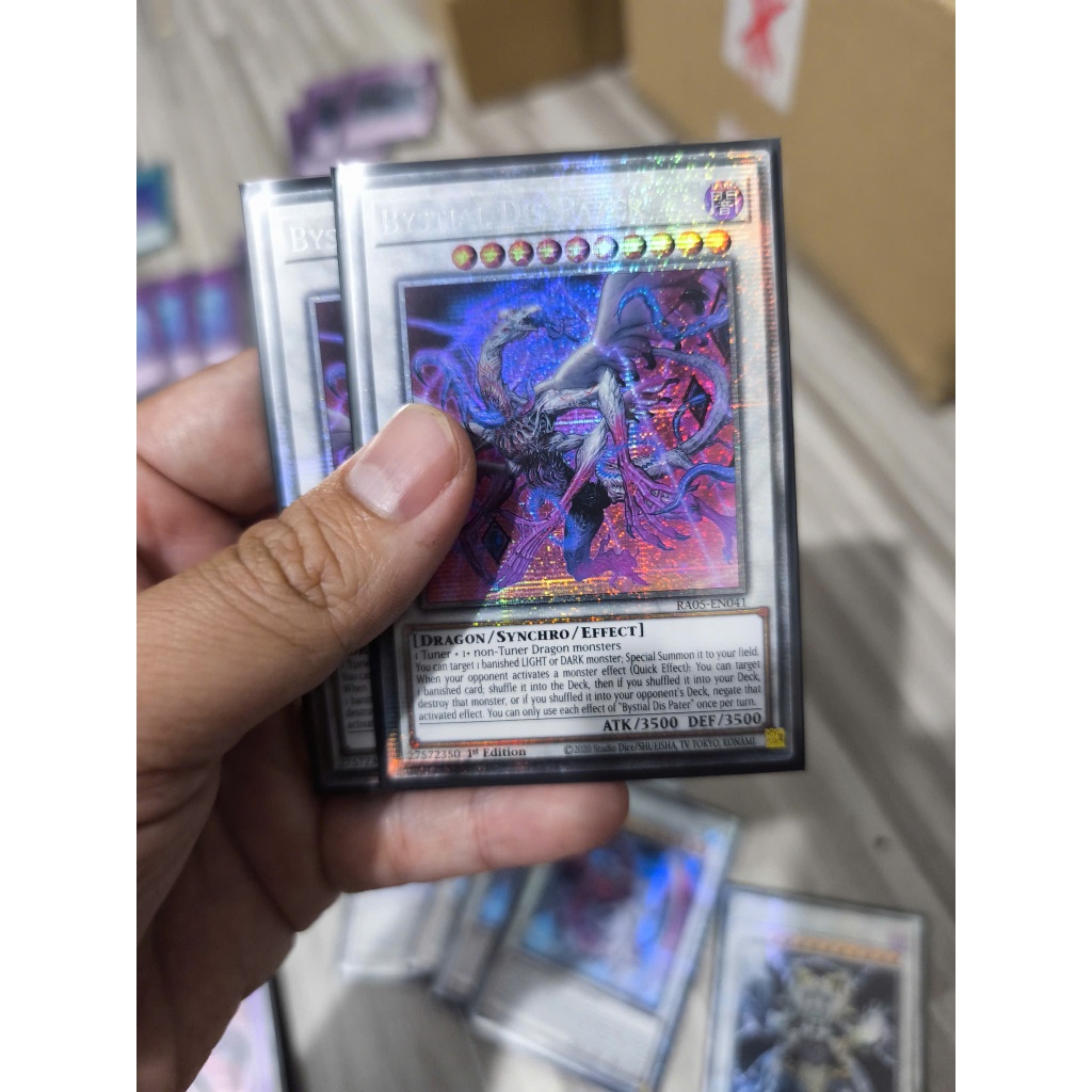 [Yugioh Funny Shop] 1 lá thẻ bài RA05-EN041 - Bystial Dis Pater - Starlight Rare