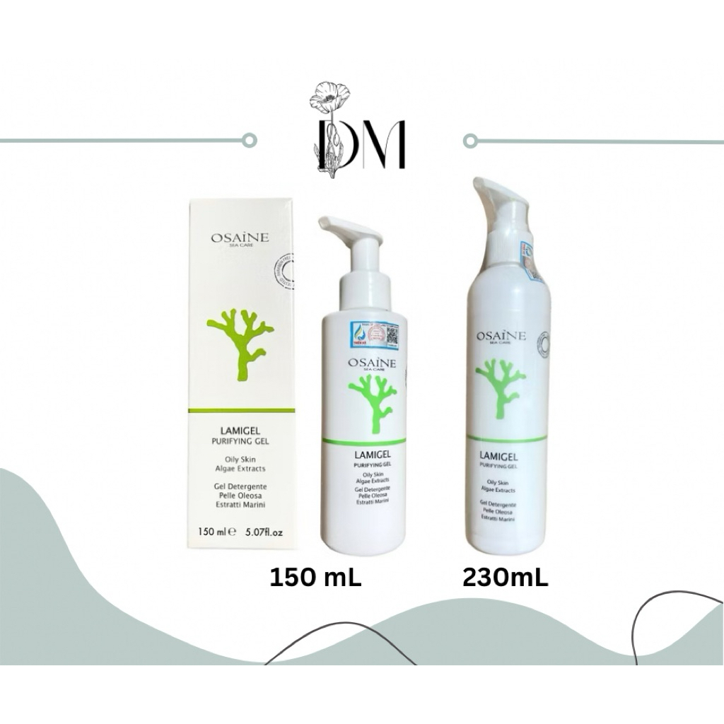 [150mL - 230mL] SỮA RỬA MẶT DA DẦU MỤN OSAINE LAMIGEL ITALYA