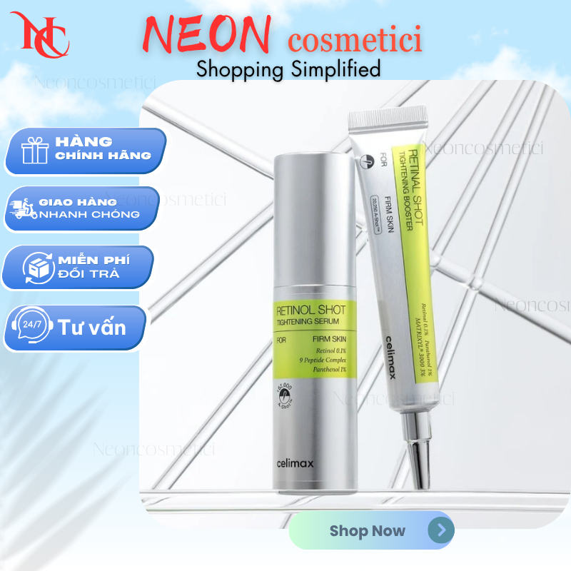 Tinh chất chống lão hoá retinol vi gai CELIMAX RETINOL SHOT SERUM/ RETINAL SHOT BOOSTER