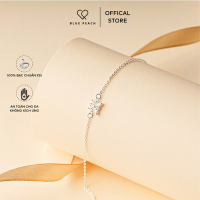 Lắc Tay Bạc 925 Blue Peach LT Butterfly V16 - LT1083