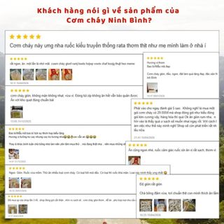 (200gr) Cơm Cháy "KHÔNG CHÀ BÔNG" nếp cái hoa vàng 3 vị sốt vị snack cay nhẹ.