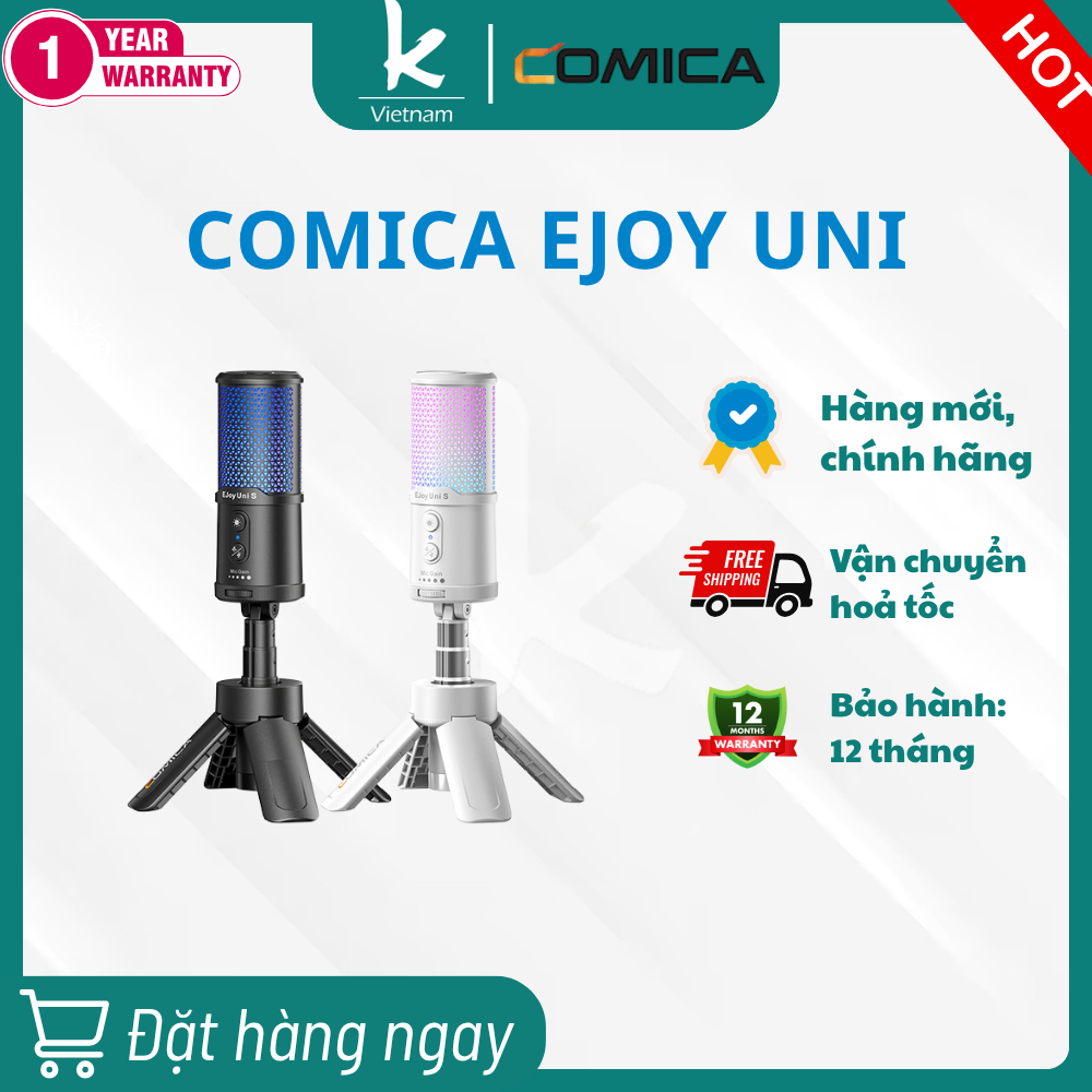 Micro USB Comica EJoy Uni S RGB Khử Nhiễu AI CalMix