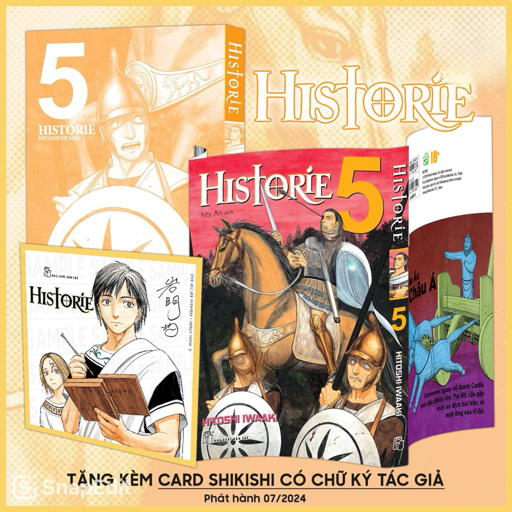 Truyện Tranh | Historie - Tập 5 - Tặng kèm shikishi