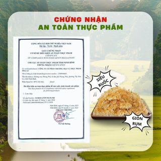 (200gr) Cơm Cháy "KHÔNG CHÀ BÔNG" nếp cái hoa vàng 3 vị sốt vị snack cay nhẹ.