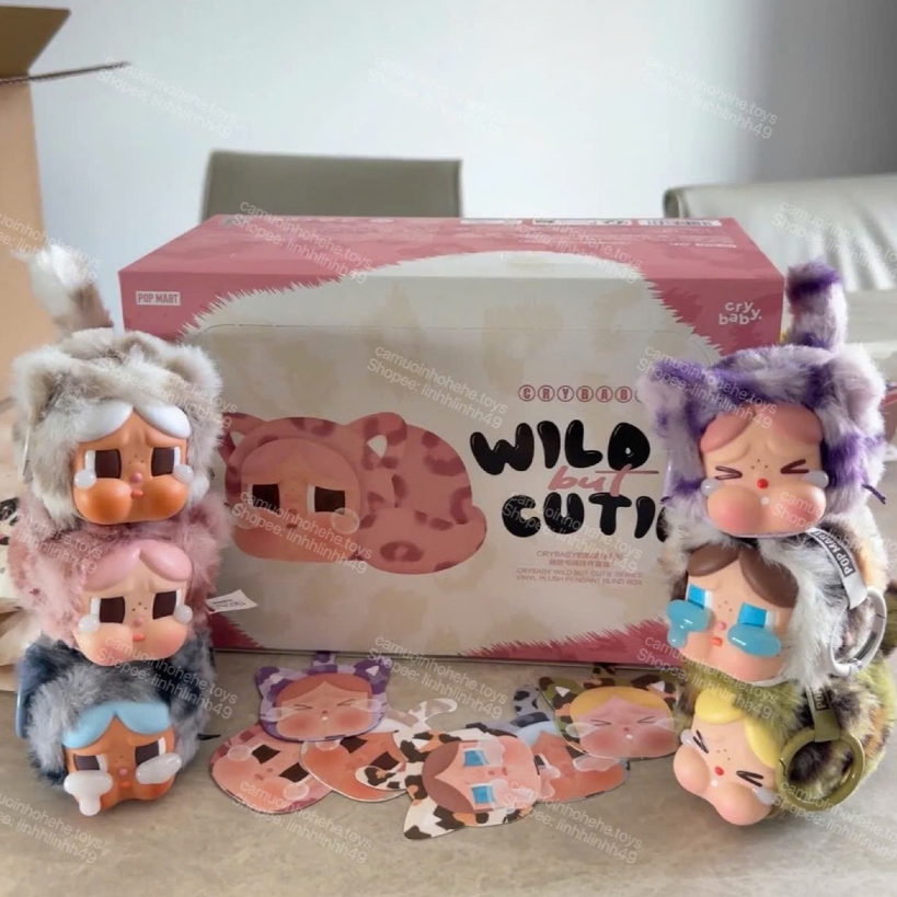 [Hỏa tốc HN] CryBaby Wild but Cutie Blindbox Kèm Móc Khóa Nhỏ Xinh