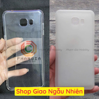 Ốp lưng dành cho Samsung C9 Pro dẻo trong nhám, trong suốt cao cấp