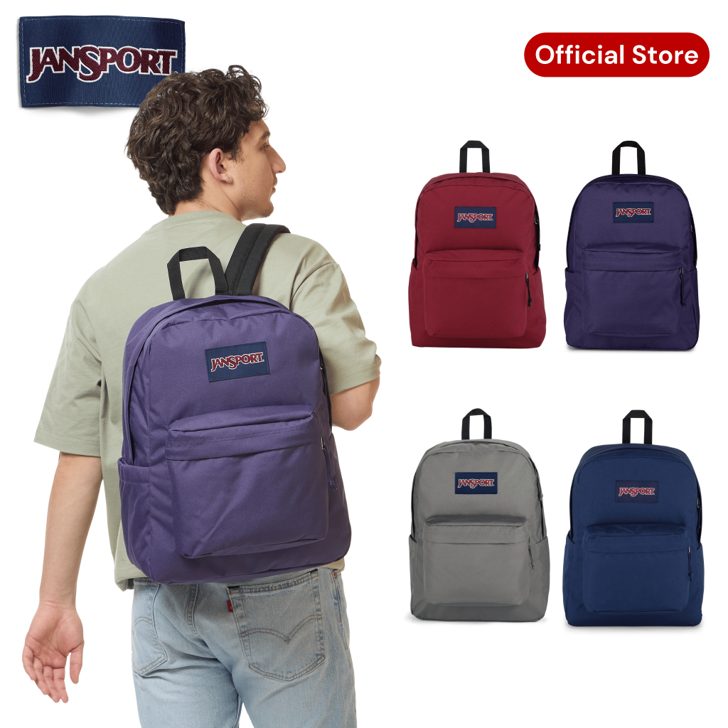 Balo chính hãng Jansport (USA) SuperBreak Plus, có ngăn laptop, độ bền cao, bảo hành 1 năm, JS0A4QUE