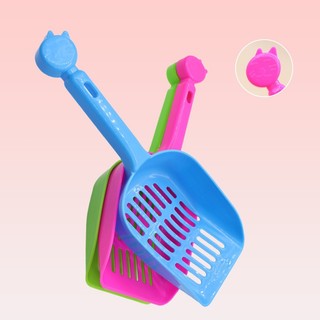 Xẻng xúc cát vệ sinh cho mèo hình đầu mèo