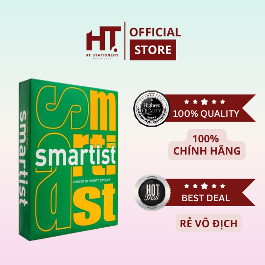 [VPP HTSTATION] Giấy in A4 500 tờ SMARTIST chất lượng cao