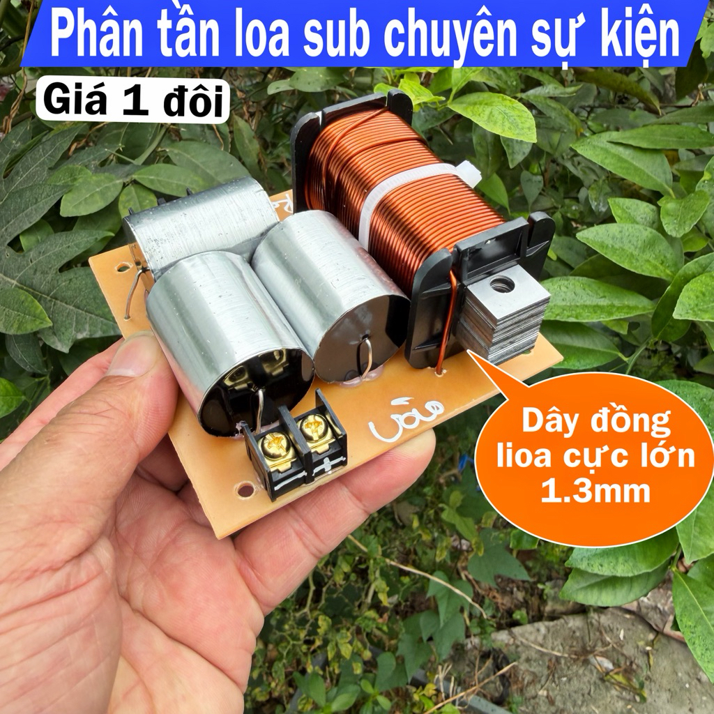 Phân tần loa sub hơi. Dùng cho loa sub hơi bass 30 đến bass 50
