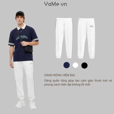 Quần Thun Nam Bo Ống CloudTouch™ Mềm Mịn Mặc Cực Thoáng The No Style 121 Dáng Rộng Rãi F4 23844 |YaMe|