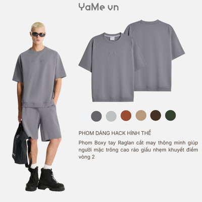 Áo Thun Cổ Tròn Tay Ngắn CloudTouch™ The No Style 204 24920 |YaMe|