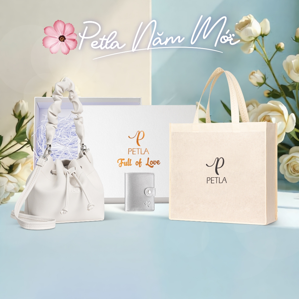 Túi nữ cầm tay dây rút Petla LN09