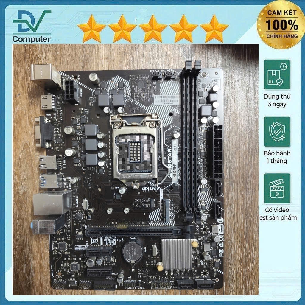 MAIN H510MHP BIOSTAR mẫu đẹp BẢO HÀNH 1 tháng
