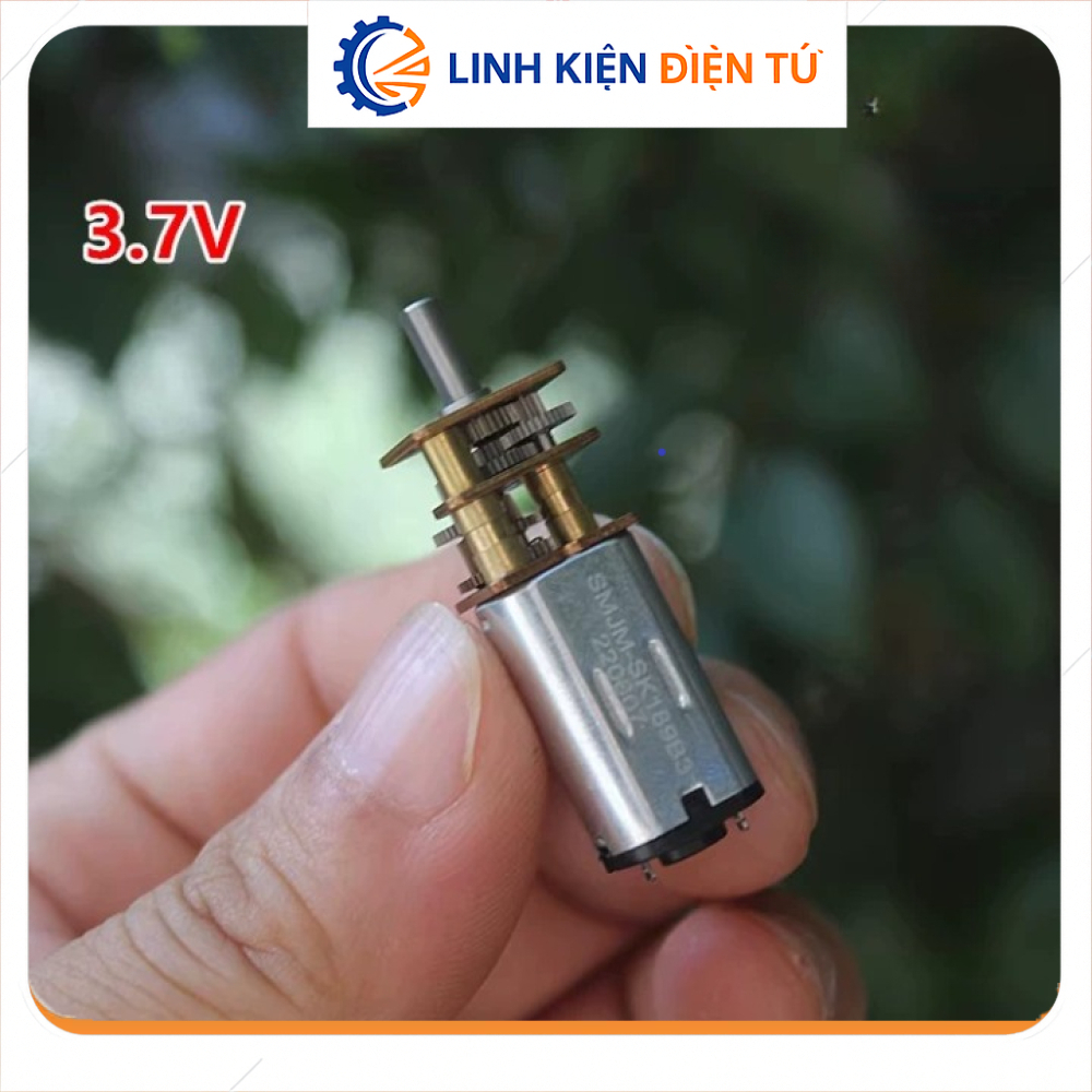 [Linh Kiện Điện Tử][133] Động Cơ Giảm Tốc N30 3-6V (11-23 Vòng/Phút)