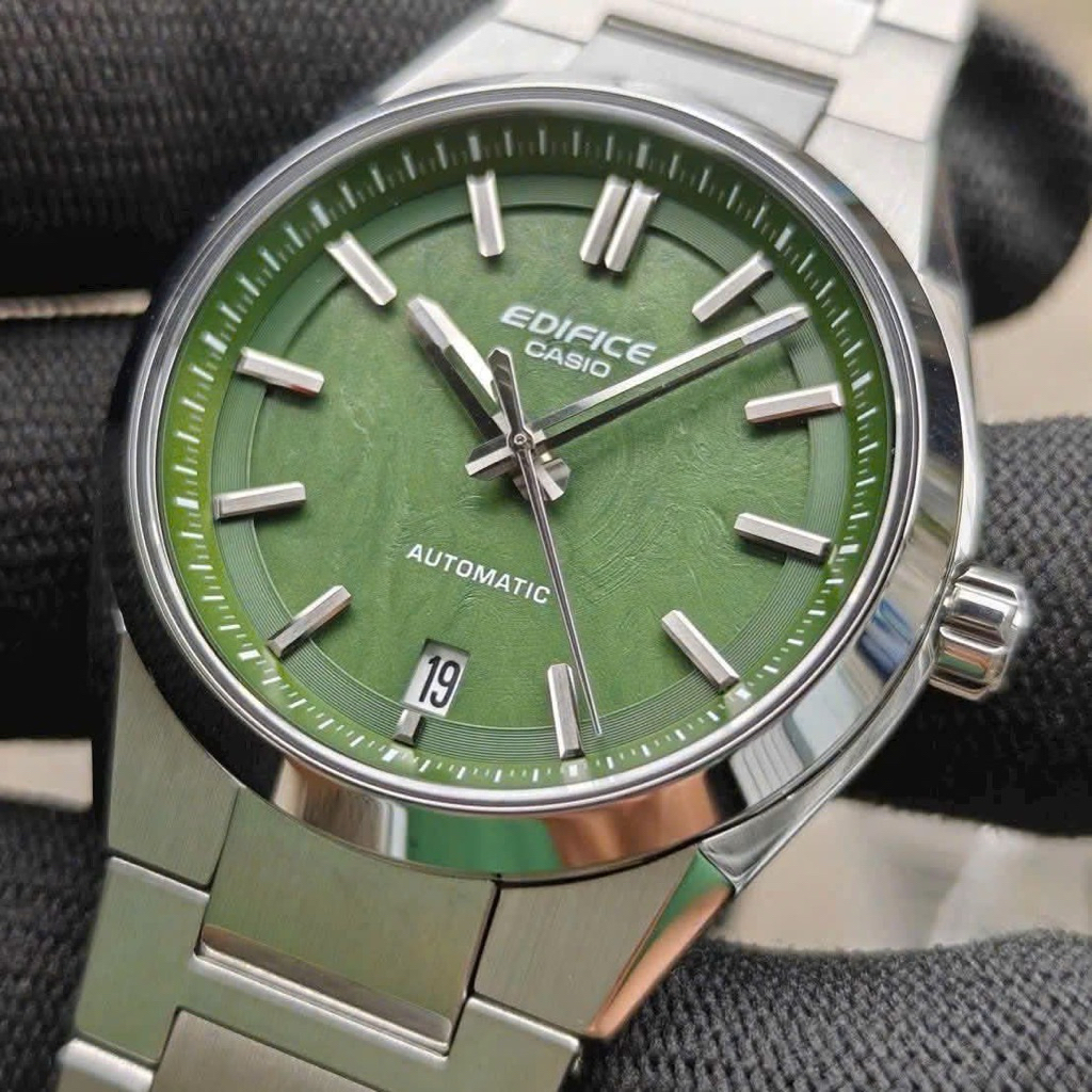 Đồng Hồ Nam Casio Edifice EFK-100CD Automatic Size 39 Sapphire Green Dial