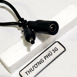 Cáp chuyển nguồn DC (5.5mm X 2.1mm) ra đầu 3.5mm x 1.35mm, dài 15Cm (Giá bán 1 Sợi)