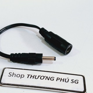 Cáp chuyển nguồn DC (5.5mm X 2.1mm) ra đầu 3.5mm x 1.35mm, dài 15Cm (Giá bán 1 Sợi)