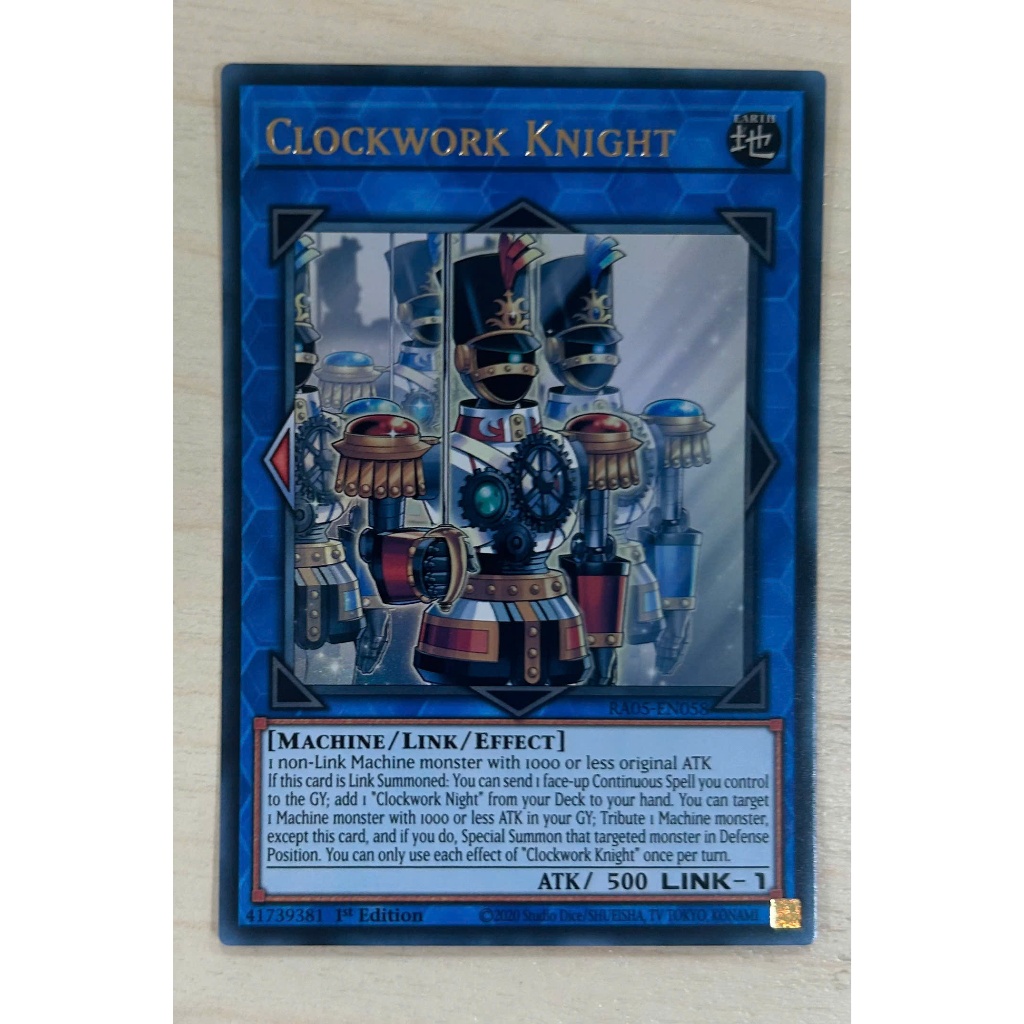 Thẻ bài Yugioh - Clockwork Knight - Rarity Collection 5 (RA05)