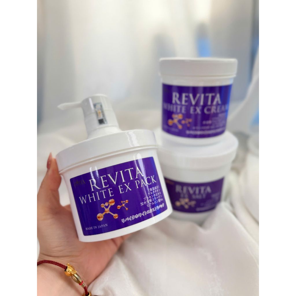 (mẫu thử) Ủ trắng Revita (Revita White EX Pack) kem ủ trắng da body giúp làm trắng và mờ thâm sạm