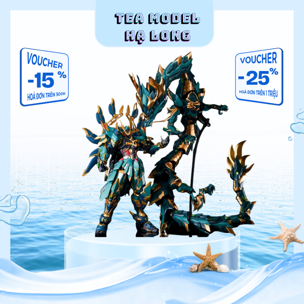 Mô Hình Lắp Sẵn Thanh Long 1/72 CangDao CD-01U Azure Dragon
