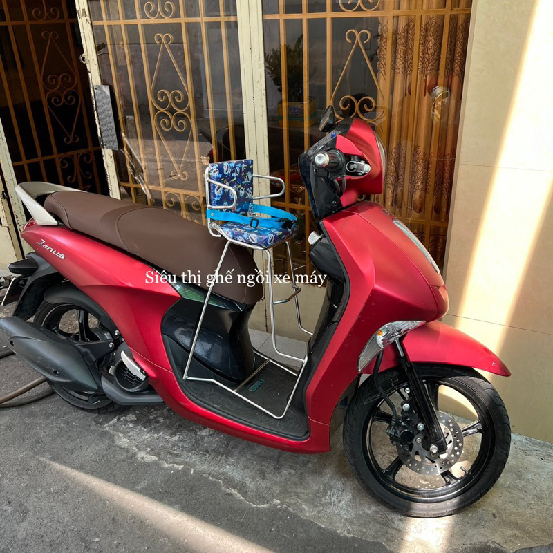 Ghế ngồi xe máy SHMode-Janus-Freego dựa vòng đai cho bé