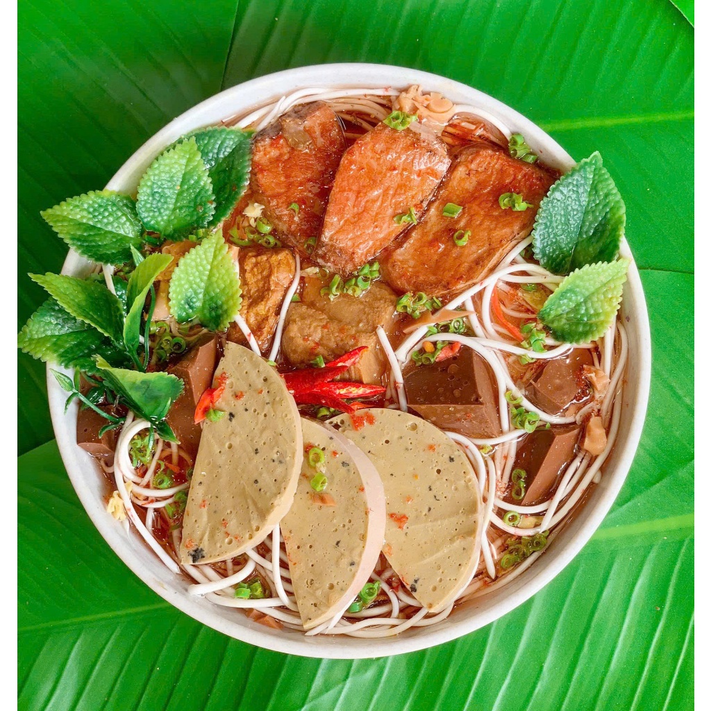 Mô hình bát bún bò huế. bún bò huế giả , trưng bày
