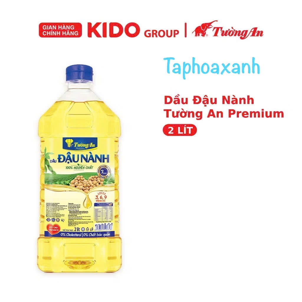 Dầu Đậu Nành /Dầu Gạo Lứt Tường An 2L