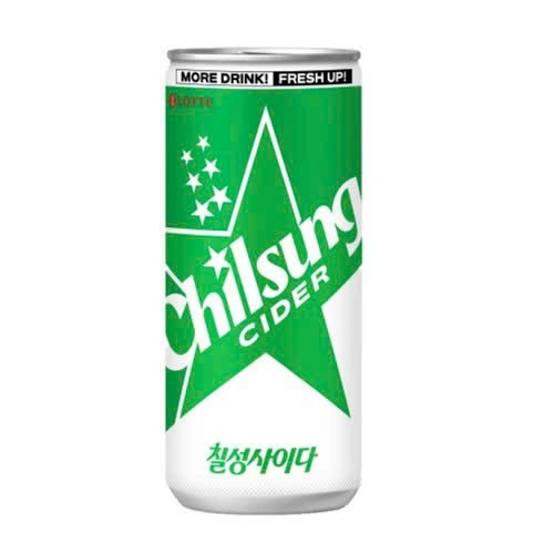 Nước giải khát có ga chilsung cider 250ml hàn quốc-Lotte-thương-hiệu-nhập-khẩu