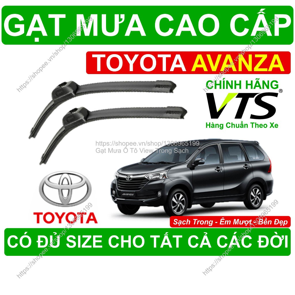 Gạt Mưa Kính Lái Toyota Avanza, Cặp Gạt Mưa Kính Lái Toyota Avanza, Có Đủ Size Cho Các Đời Xe Toyota