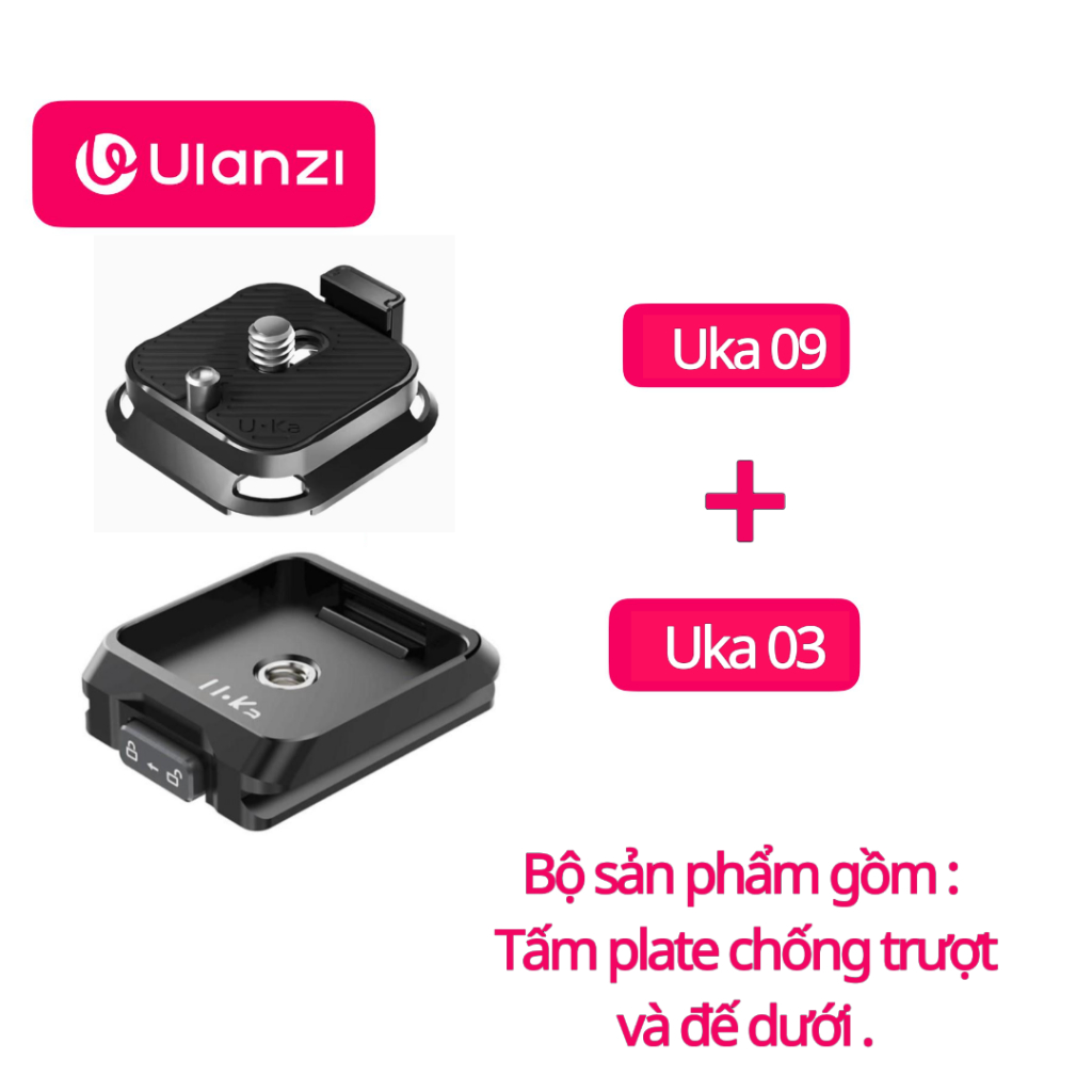 Bộ kit chống trượt cho máy ảnh , Ulanzi uka 09 và Uka 03