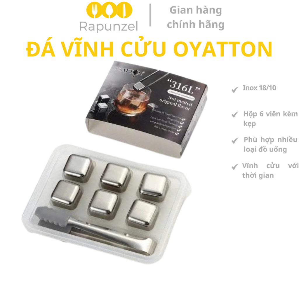 Đá vĩnh cửu, đá inox vĩnh cửu, đá không tan, đá inox OYATTON, đá lạnh, đá inox 316, đá lạnh vĩnh cửu