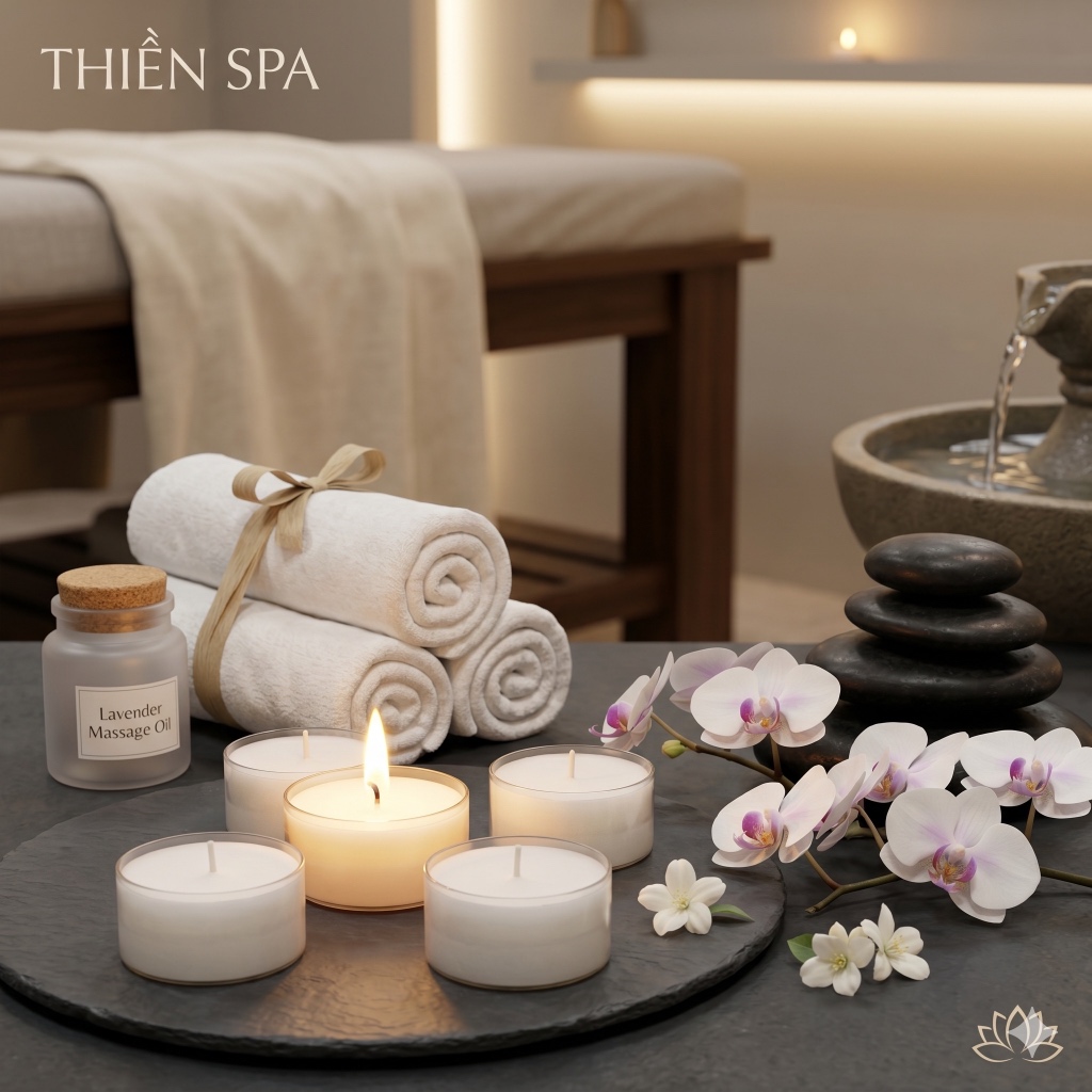 Nến tealight 8 giờ trang trí tiệc ánh sáng ấm cháy ổn định l Phương Lâm