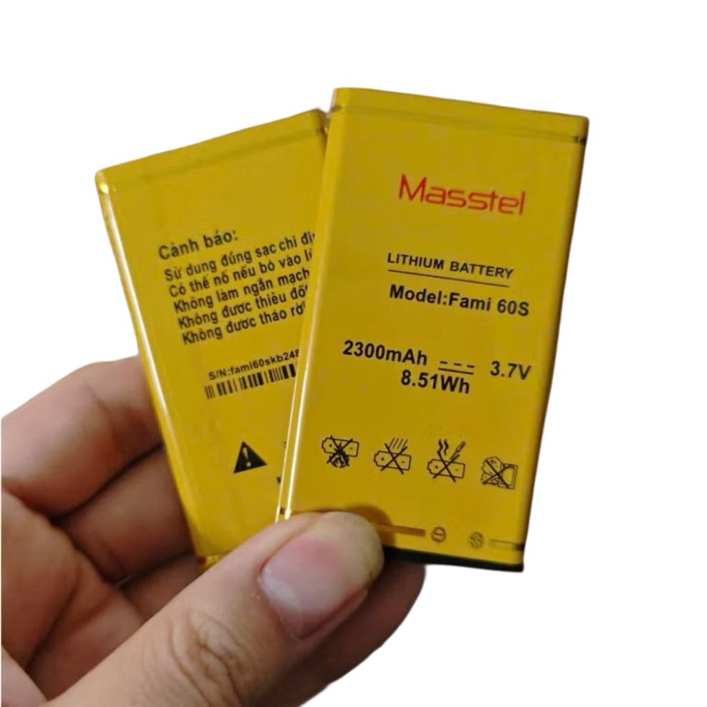 pin điện thoại Masstel Fami 60S dung lượng 2300mAh Msp6