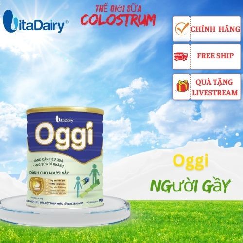 Oggi người gầy, sản phẩm cho người biến ăn, kém hấp thu, hổ trợ lên cân Vitadairy.