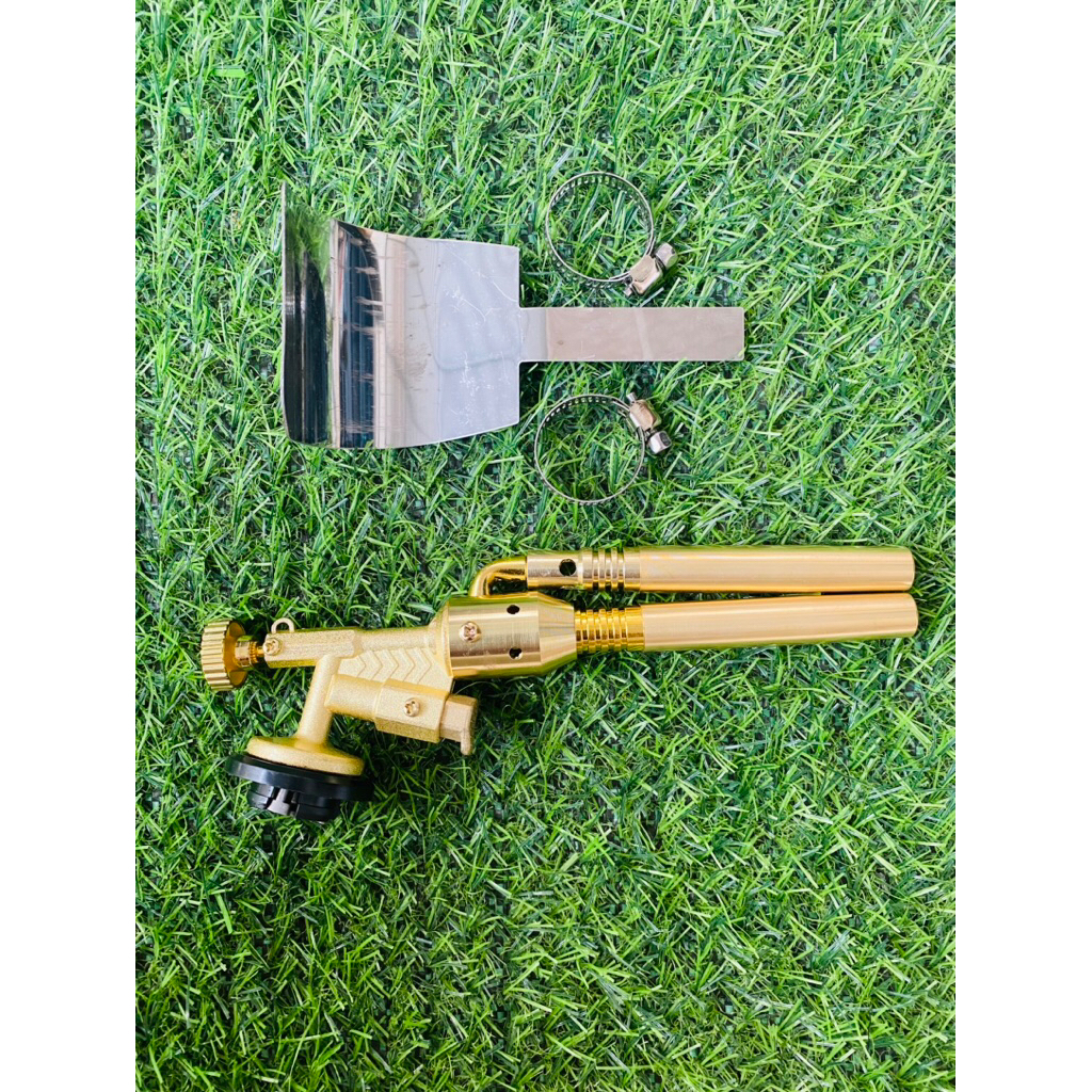 combo khò gas 2 nòng+chắn lửa inox 304